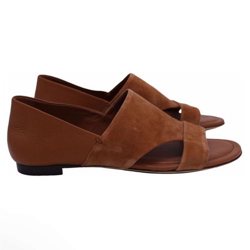 Tod's Sandalo Sandals Tan Suede Leather